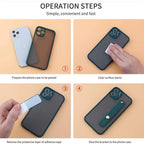 Universal Phone Grip Holder – Collapsible Finger Stand for All Smartphones