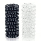 Spiral Hair Coils – Waterproof No Crease Ties for Daily Hair Styling