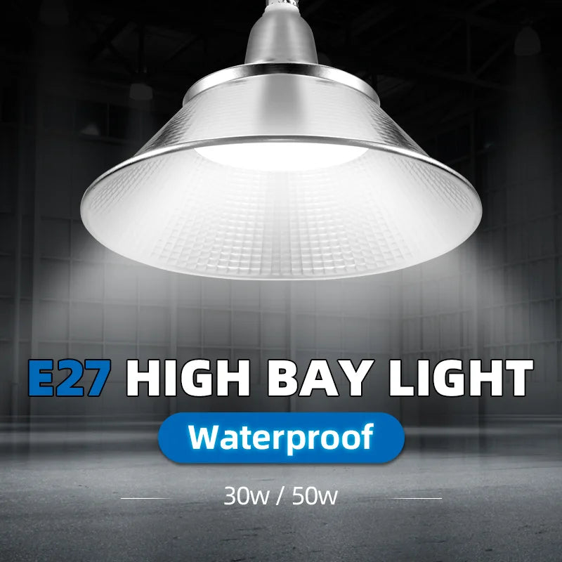 Waterproof LED Garage Bay Light – Aluminum High Brightness for Warehouse
