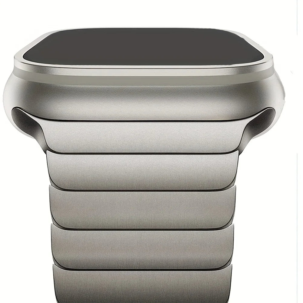 Titanium Apple Watch Band – Metal Replacement Strap for Series 1-10 and Ultra