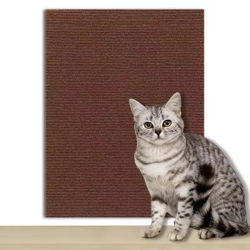 Self-Adhesive Cat Scratch Mat – Trimmable Carpet Protector for Sofa Furniture