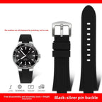 Rubber Watch Strap – Silicone Diving Band for Oris Aquis Series