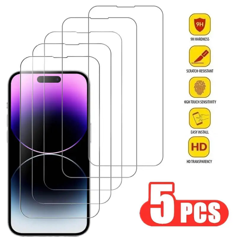 Tempered Glass Screen Protector – Full Coverage for iPhone Series