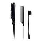 Professional Hair Styling Brush Set – Steel Needle Combs for Hair Grooming