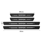 Carbon Fiber Door Threshold Stickers – Protective Scuff Guards for Nissan Qashqai