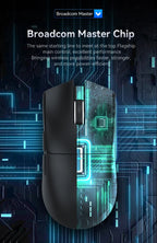 Wireless Gaming Mouse – PAW3311 RGB Optical Sensor for PC Esports