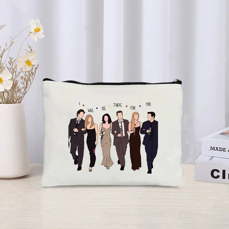 Canvas Friends Makeup Bag – Eco-friendly Cosmetic Organizer for Travel