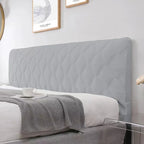 Velvet Headboard Cover – Quilted Dust Protector for Bedroom Decor