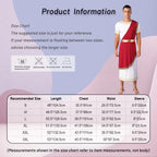 Ancient Greek Toga – Men’s Roman Robe for Halloween Cosplay Costume