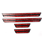 Stainless Steel Door Sill Guards – Interior Protective Scuff Plates for Mazda CX-30