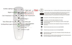Dimmable LED Chandelier Driver – RF Remote and App Control for Dual Color Lights