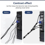 Cable Organizer Ties – Adjustable Cord Management for Desk and Electronics