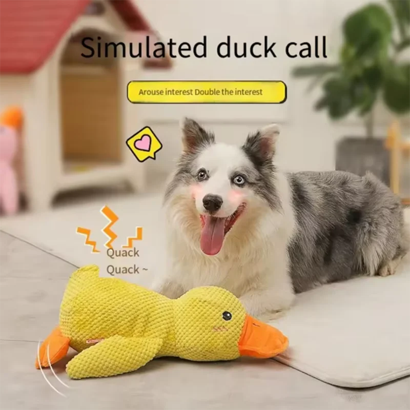Duck Dog Toy – Chew Resistant Plush for Small and Large Dogs