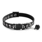 Printed Bell Pet Collar – Adjustable Safety Necklace for Cats and Small Dogs