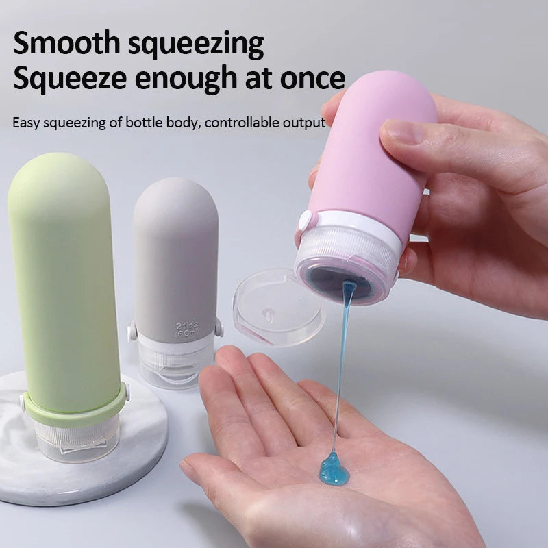 Refillable Silicone Travel Bottles – Leakproof Containers for Toiletries
