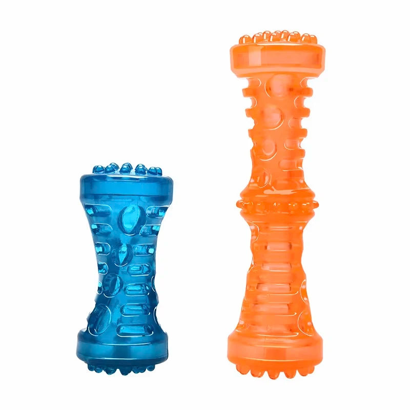 Durable Dog Chew Toothbrush – Interactive Bone Toy for Aggressive Chewers