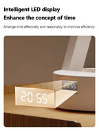 Foldable LED Desk Lamp – Rechargeable USB Reading Light for Home Office