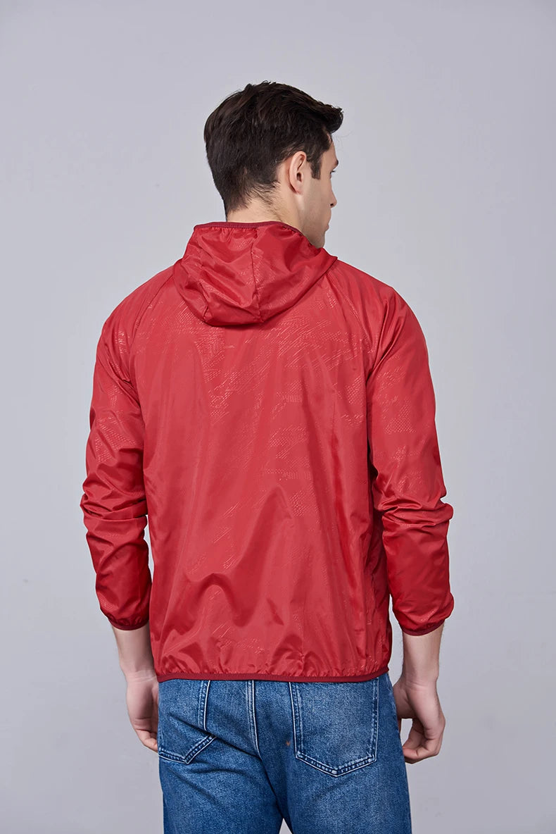 Waterproof Hiking Jacket – Unisex Quick Dry Windbreaker for Outdoor Trekking