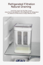 Stainless Steel Greek Yogurt Maker – Whey Strainer for Kitchen Fermentation