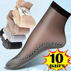 Ultrathin Transparent Boat Socks – Breathable Women's Ankle Socks for Summer
