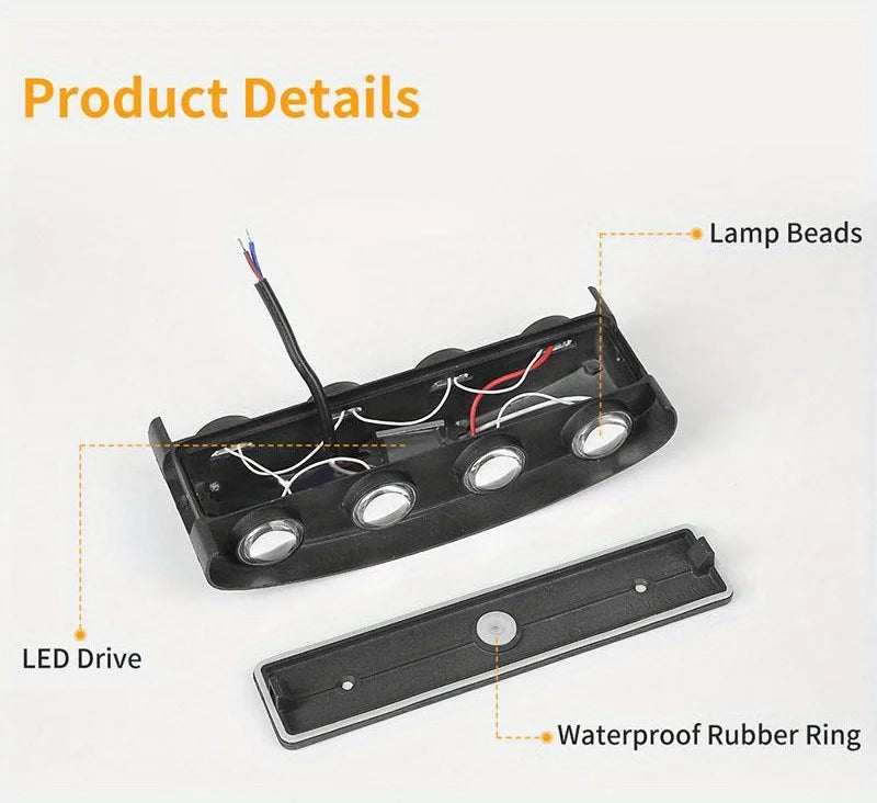 LED Wall Light – Waterproof High Brightness for Indoor Outdoor Decor