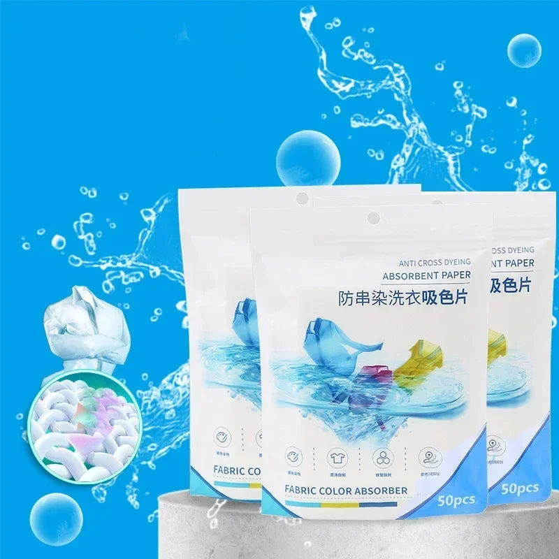 Laundry Color Catcher Sheets – Anti-Staining Paper for Washing Clothes