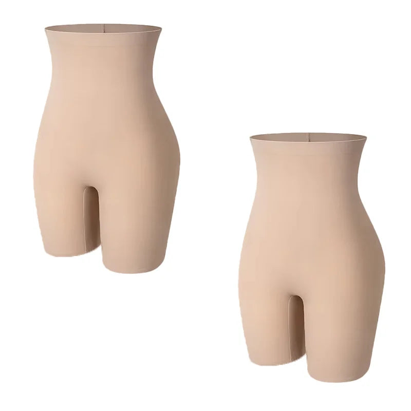 High Waist Shapewear Shorts – Breathable Cotton Blend for Tummy Control