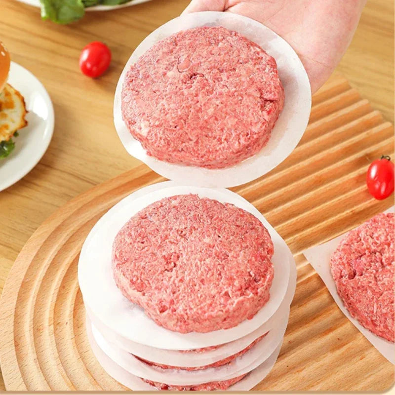 Hamburger Patty Paper – Non-Stick Wax Sheets for Frozen Meat Storage
