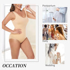 Tummy Control Shapewear Bodysuit – Invisible Slimming Underwear for Daily Wear