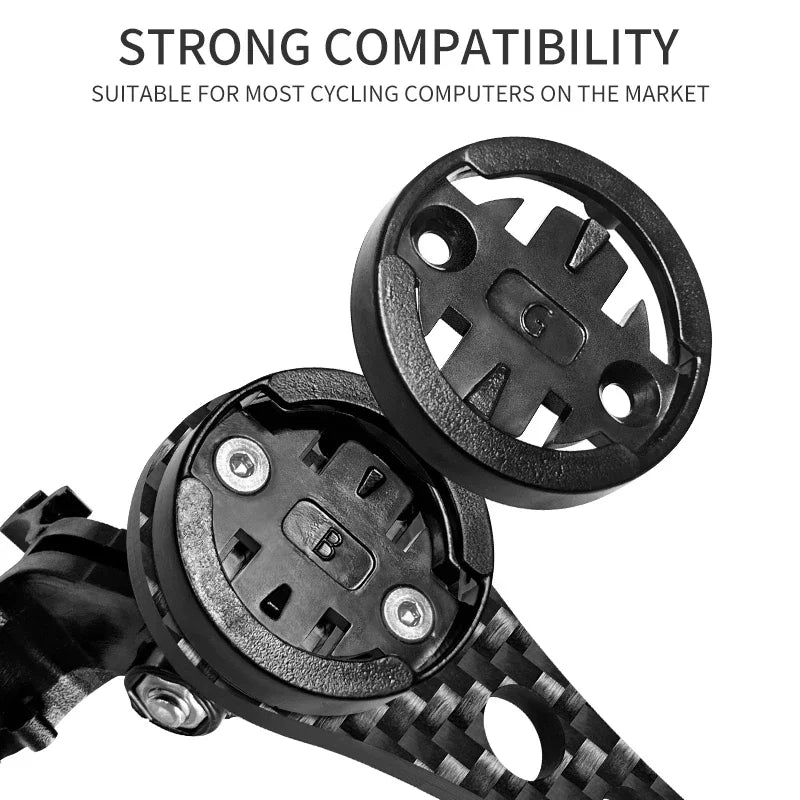 Carbon Fiber Bike Computer Mount – 143mm 165mm Holder for Road Mountain Bikes