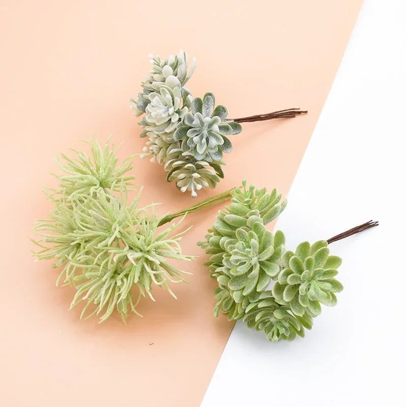 Silk Artificial Flower Heads – Floral Decor for Scrapbooking and Weddings