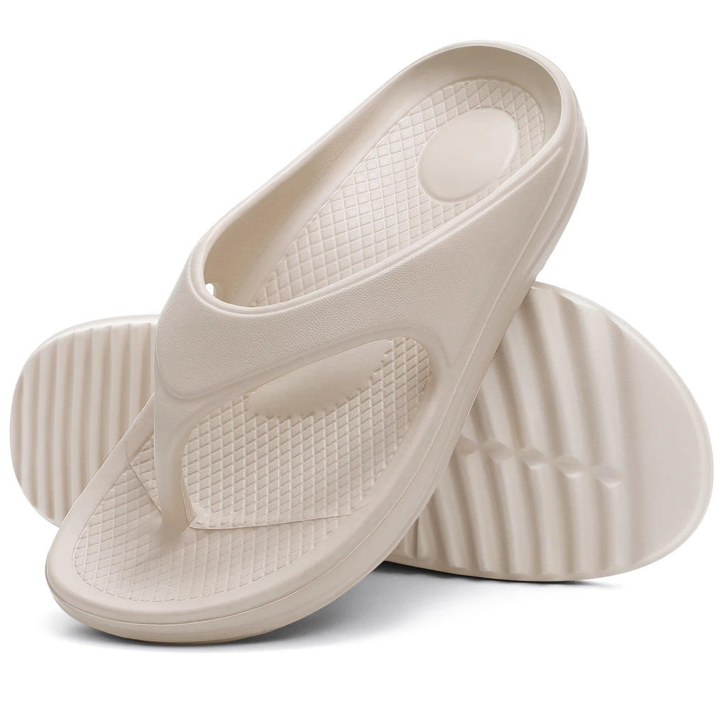 Soft EVA Arch Support Flip-flops – Men's Casual Beach Recovery Sandals
