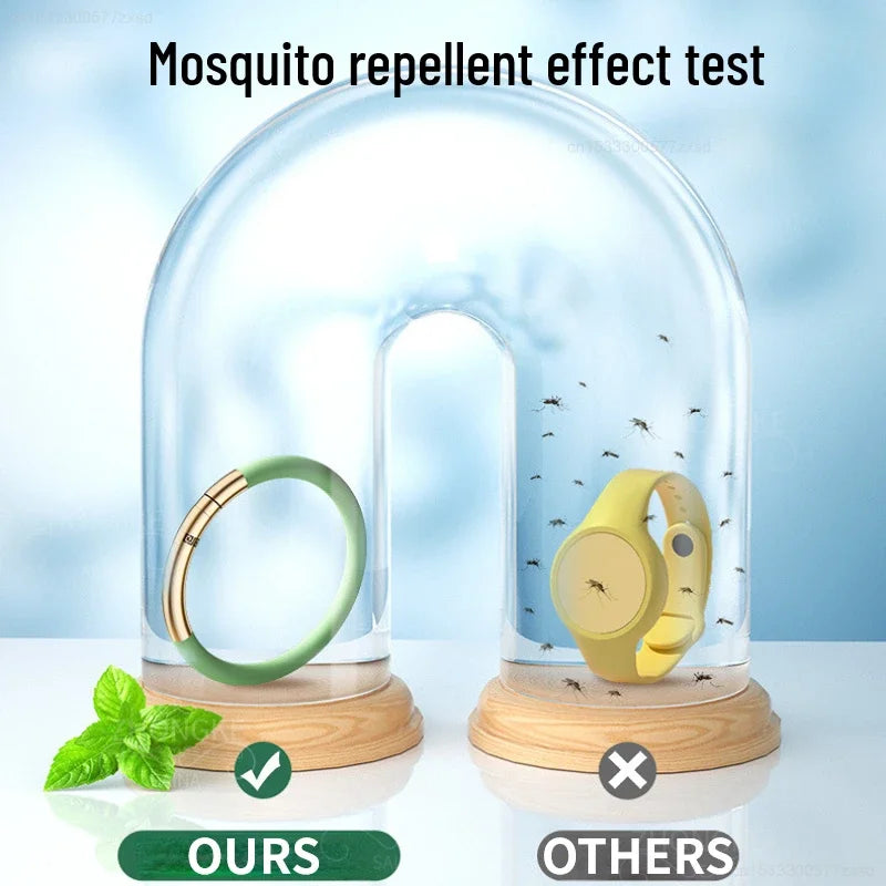 Essential Oil Mosquito Repellent Bracelet – Waterproof Wristband for Outdoor Travel