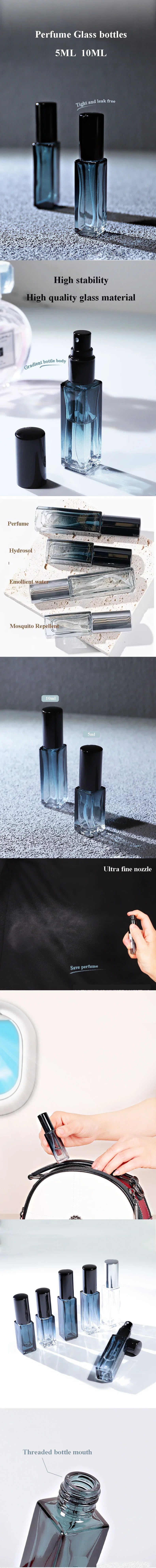 Refillable Glass Perfume Atomizer – 10ml and 20ml Travel Vials for Cosmetics