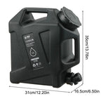 Portable Water Container with Faucet – Large Capacity for Camping and Hiking