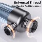 Stainless Steel Water Filter – Detachable Brass Prefilter for Bathroom Plumbing