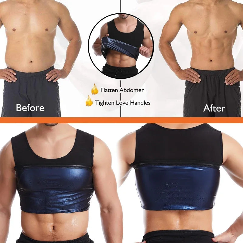 Neoprene Sauna Sweat Vest – Slimming Waist Trainer for Gym Fitness