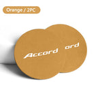 Anti-Slip Rubber Car Coasters – Interior Cup Holder Mats for Honda Accord