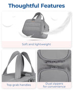 Large Capacity Cosmetic Bag – Wide-Open Makeup Organizer for Travel