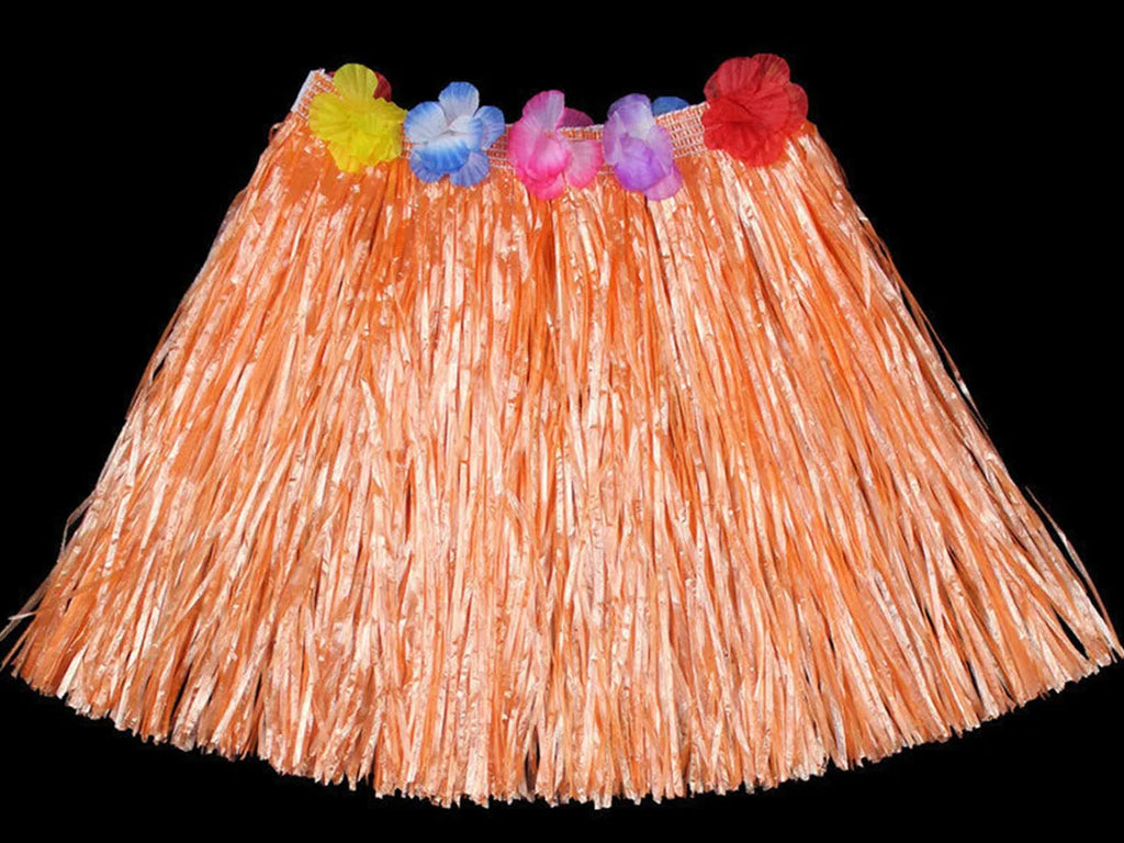 Hawaiian Hula Grass Skirt – Tropical Costume for Beach Parties and Luaus