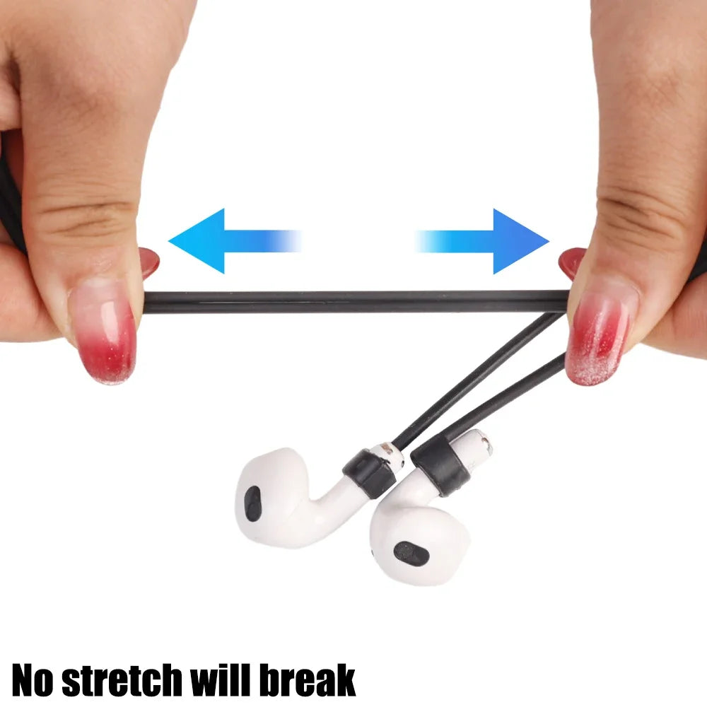 Silicone Anti-Lost AirPods Pro Strap – Secure Neck Cord for Sports