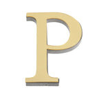3D Gold Acrylic Letter Wall Stickers – Self-Adhesive Alphabet Home Decor