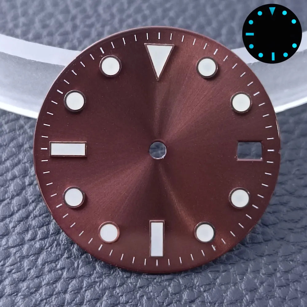 Custom GMT Watch Dial – 28.5mm Single Calendar for NH34 NH35 Movements