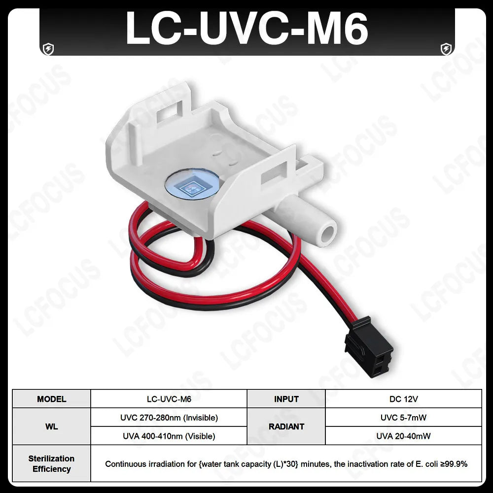 Deep UV UVC LED Lamp – 270nm-280nm Ultraviolet Light for Water Sterilization