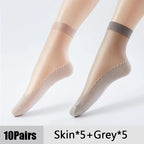 Ultrathin Transparent Boat Socks – Breathable Women's Ankle Socks for Summer