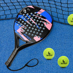 Carbon Fiber Padel Racket – EVA Memory Foam Core for Padel Tennis Matches