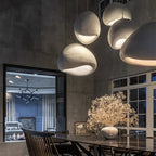 Wabi Sabi Pendant Light – Nordic Minimalist Chandelier for Dining Room Decor