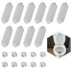 Toilet Seat Buffer Set – Noise Reduction Pads for Bathroom Maintenance