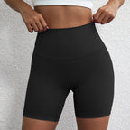 Compression Yoga Shorts – Moisture-Wicking Leggings for Gym and Cycling