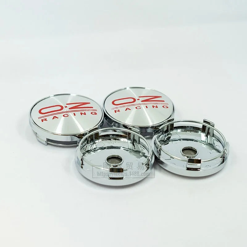 60mm OZ Racing Wheel Center Caps – Adhesive Emblem Badges for Car Styling